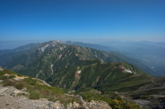 後立山連峰（五竜岳北）