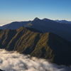 南アルプスの山々