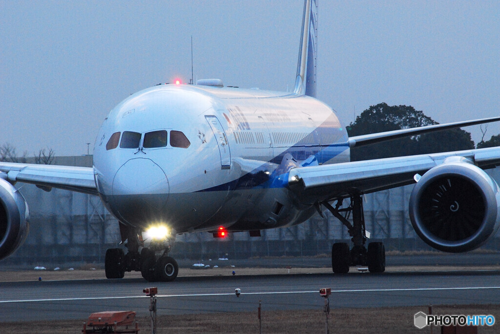 January morning✈Boeing 787-9