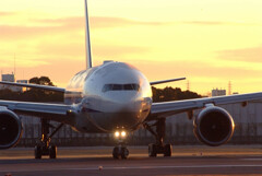 大安の朝✈Boeing777-200