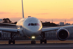 俺の朝焼け✈Boeing787-8
