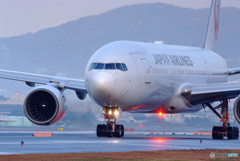 Airplane after the rain