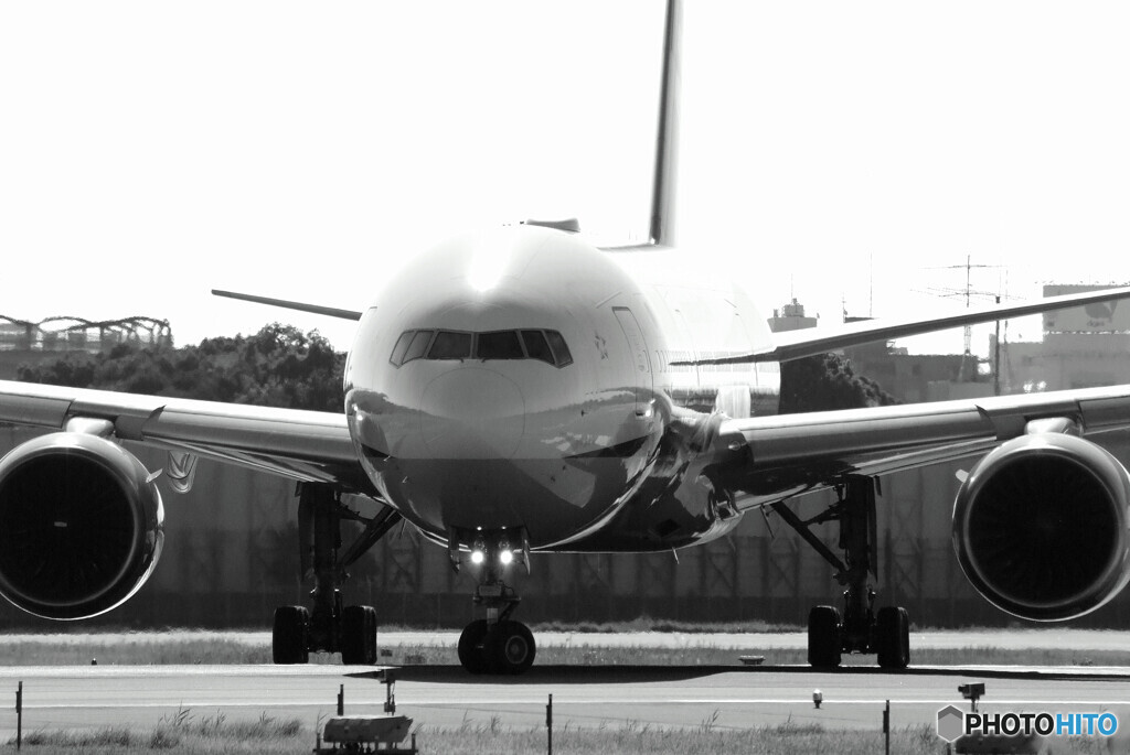 ITMの空へ✈Boeing777-200