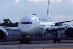 梅見月の空へ✈Boeing787-8