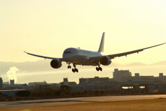 極月の朝✈Boring787-8