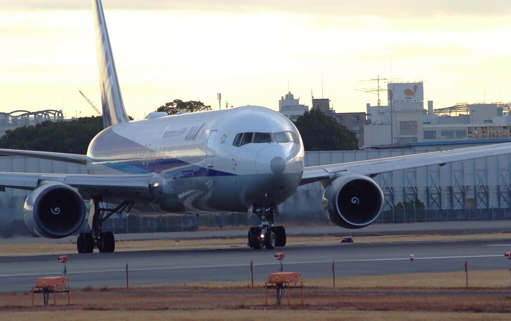 SKYLANDの朝✈Boeing767-300