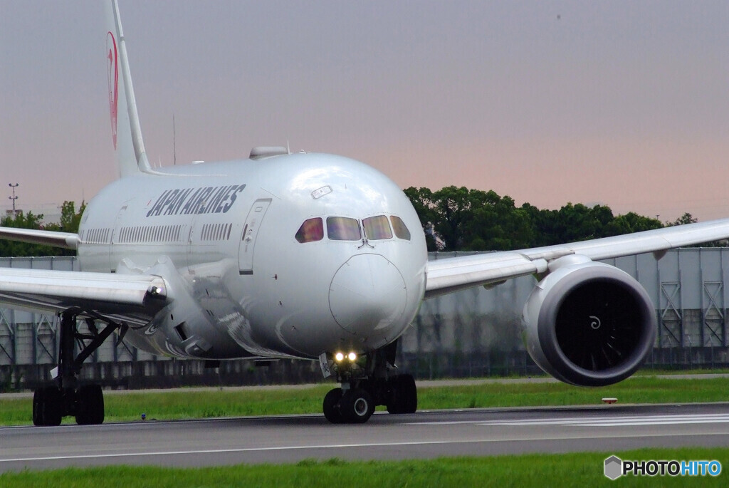 Morning magic✈Boeing787-8
