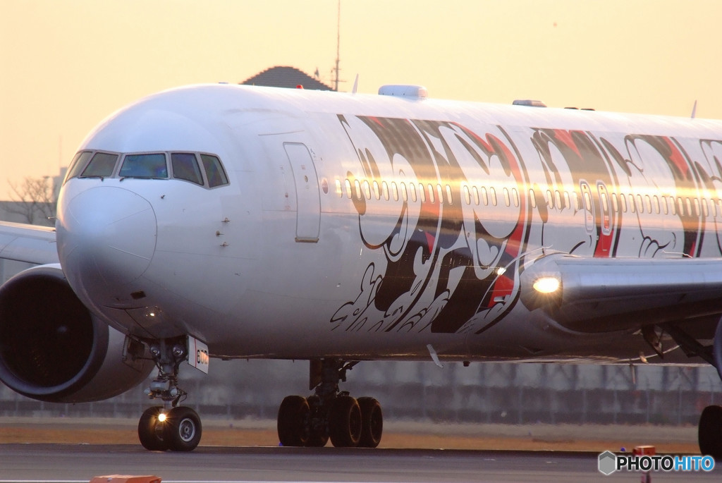 Mickey Mouse in the holy night