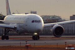 極月の朝✈Boeing 787-8