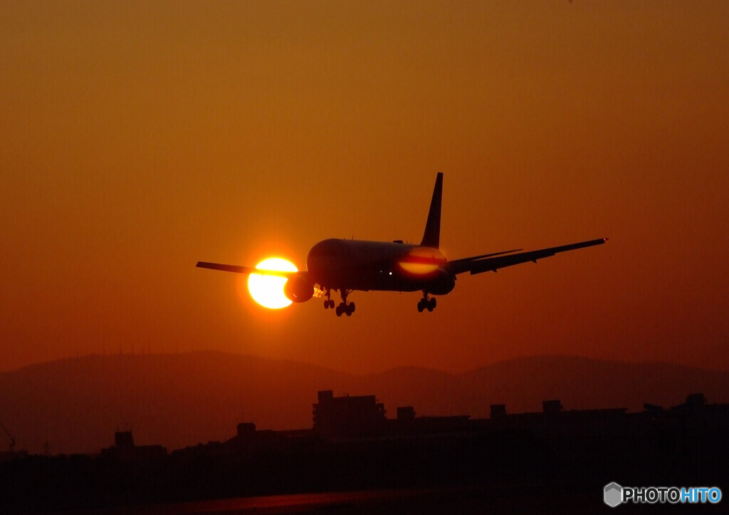 俺の朝焼け2022✈Boeing 767