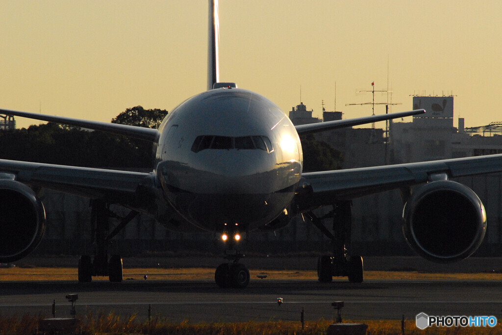 静寂の朝✈boeing 777-200