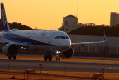 HARADAの朝焼け✈Airbus A321-211