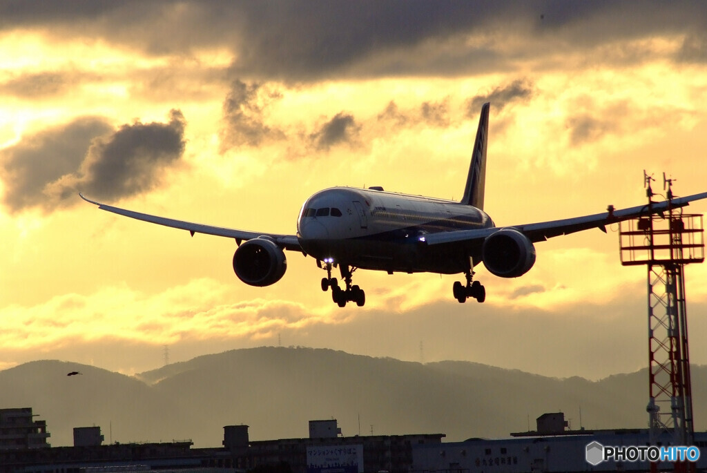 February morningⅤ★ANA Boeing 787-9