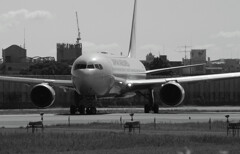 B/Wの世界✈秋Boeing767-200