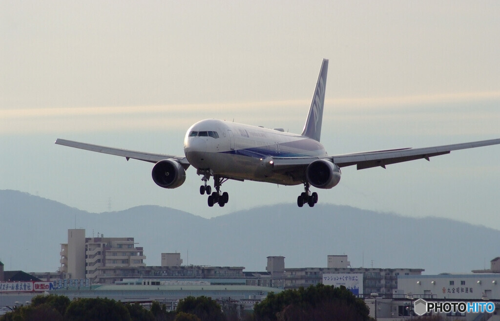 HARADAの空から✈ANA Boeing 767