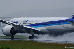 雨のtake off 787
