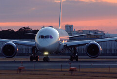 鎮魂の朝✈Boeing787-8