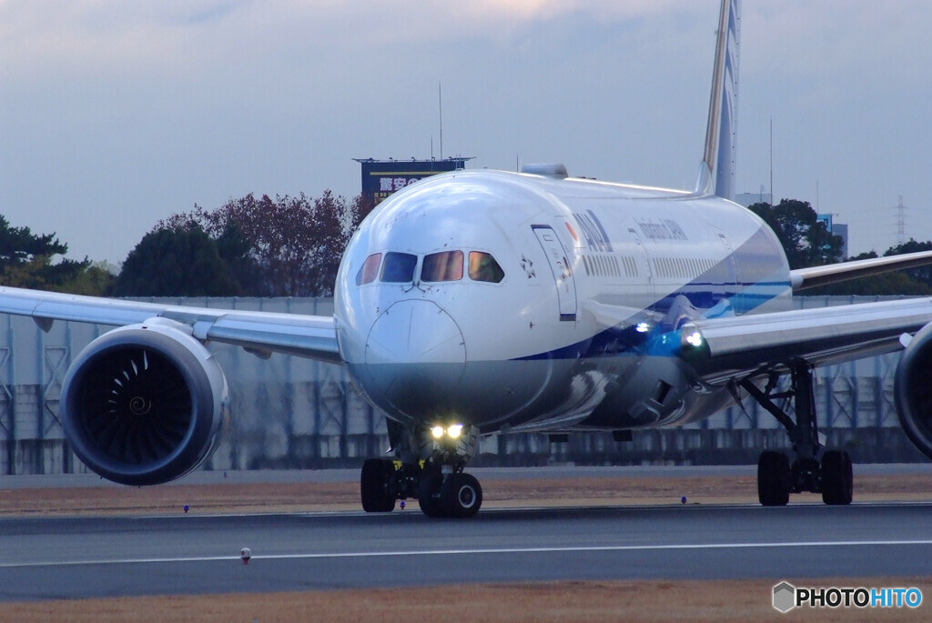 出撃の朝♪ANA Boeing787-8