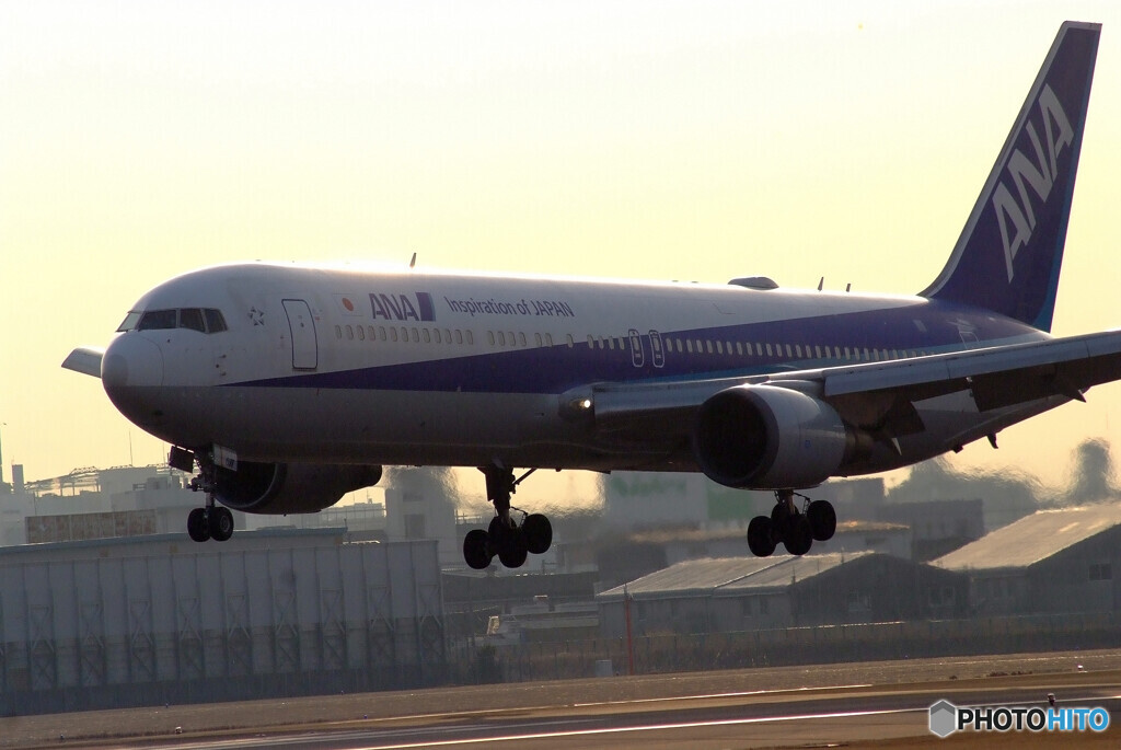 HARADAの朝Ⅴ✈ANA Boeing767