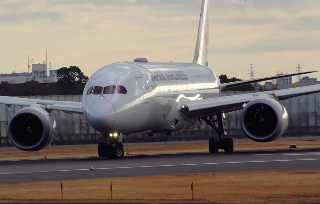 ITMの空へ✈Boeing787-8