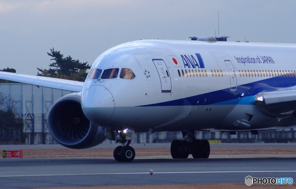 ITMの空へ✈Boeing787-8