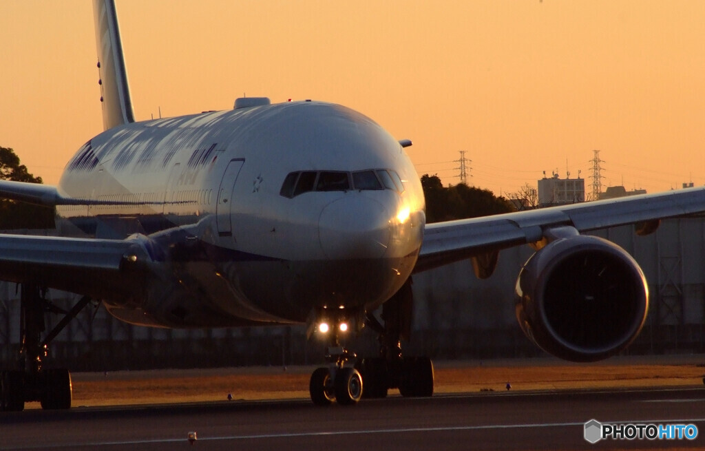 Magic Hour✈Boeing777-200