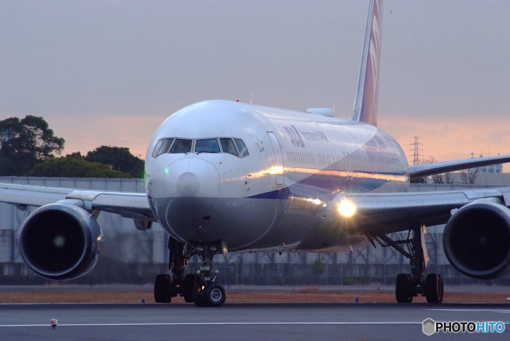December morningⅥ✈Boeing767-300
