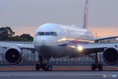 December morningⅥ✈Boeing767-300