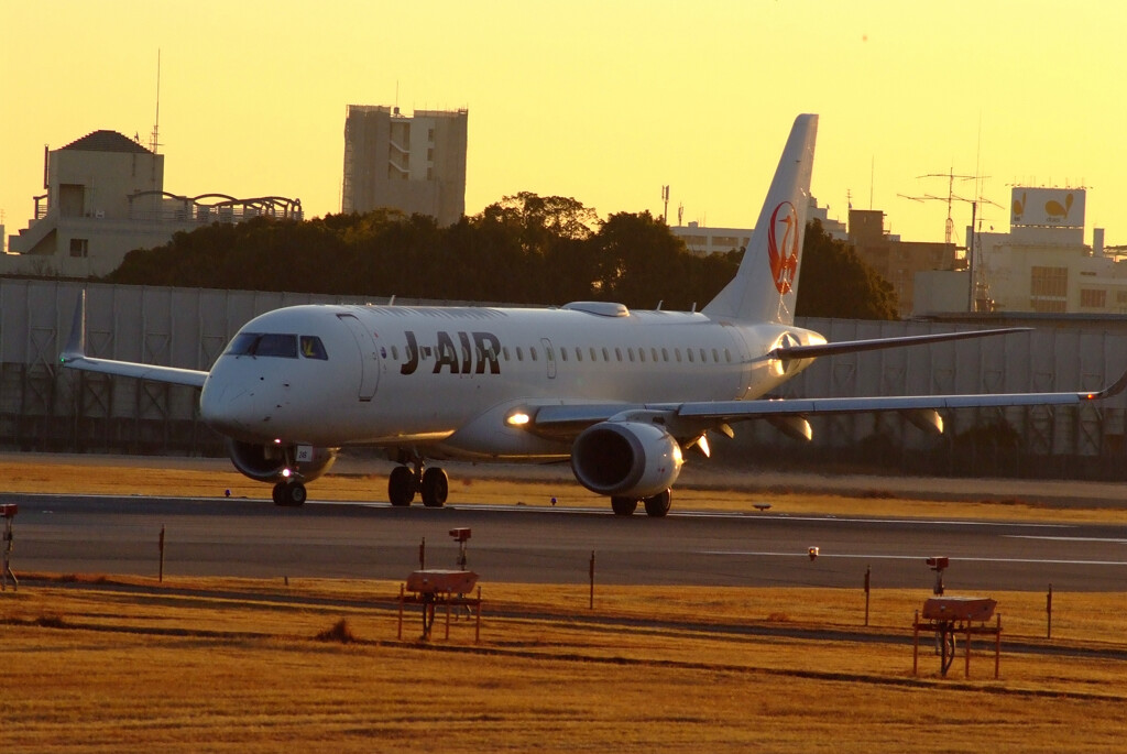 俺の朝焼け✈Embraer 190