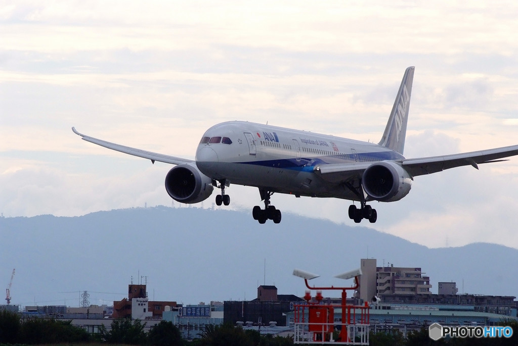 Boeing 787-9・飛来