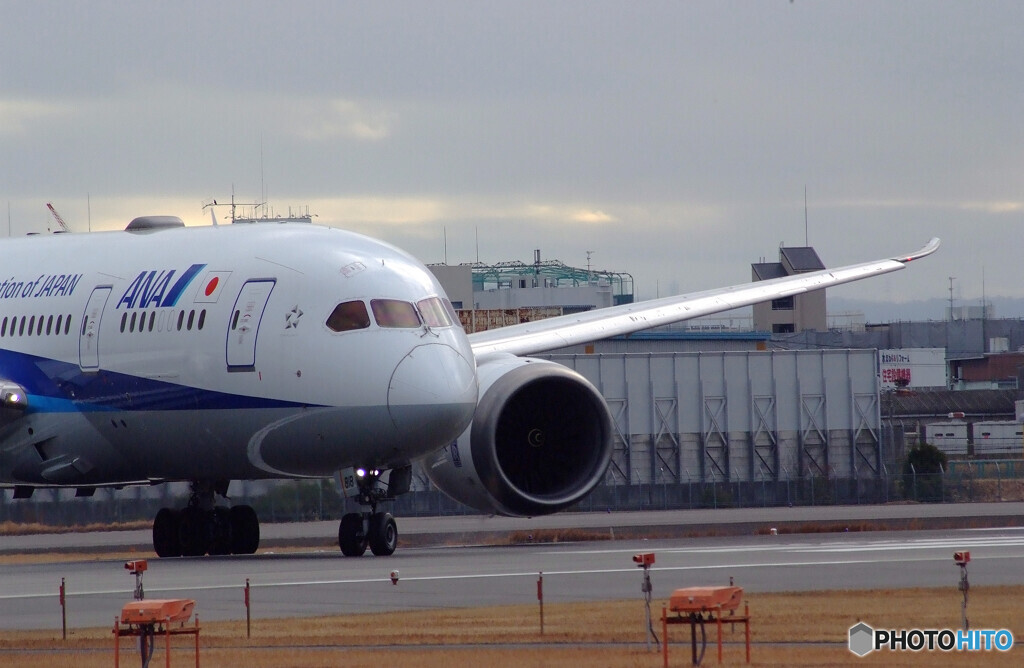 Boeing787-8の翼✈SKYLAND