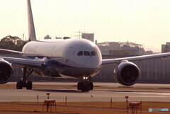桜月の朝✈Boeing787-9