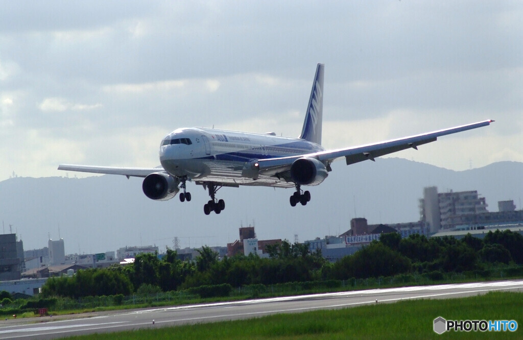 秋空散歩✈Boeing767-300