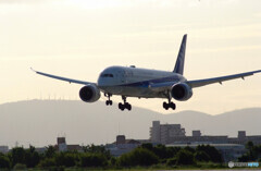 ９月の朝✈Boeing787-9