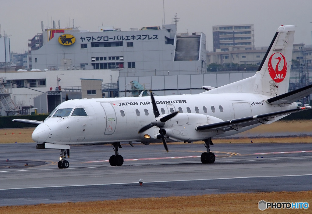 Saab 340B・Take Off