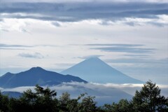 二つの山...