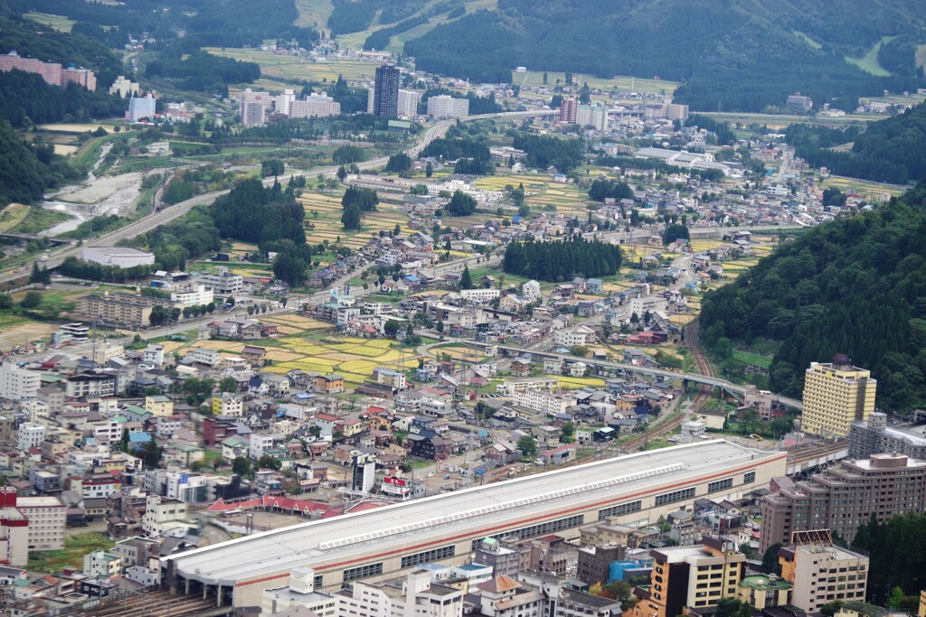 秋の越後湯沢