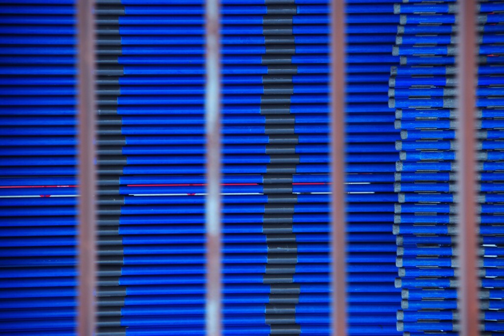blue pipe