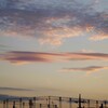 淡い夕焼け