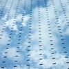 The sky seen  through the glass
