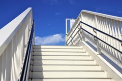 White footbridge