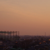 夕焼けの街並み
