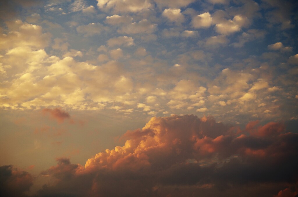 夕暮れの雲