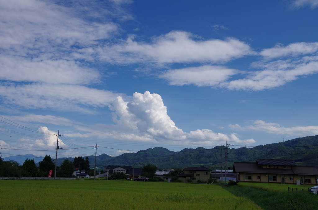 晩夏の空