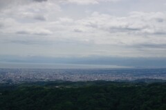 曇天の駿河湾
