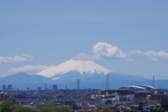 里山から撮ってみた…