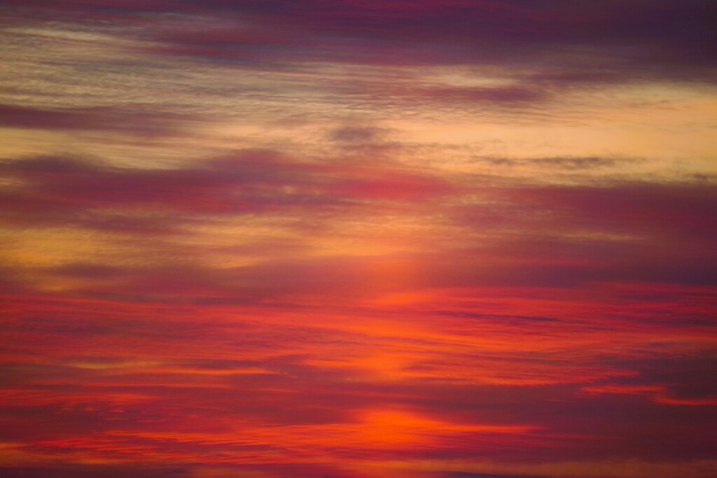 晩秋の夕焼け-2