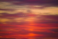 晩秋の夕焼け-2