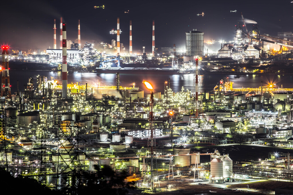 工場夜景は難しい