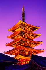 夕暮れ